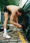  In the middle of repairing